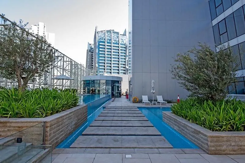 בית נופש דובאי Stylish 1Br Apartment With Skyline Views In Business Bay 10 Mins To Burj Khalifa